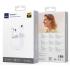 WIWU Airbuds 4 True Wireless Stereo Noise-Cancelling Bluetooth Earphones Type-C Charging up to 50 hours of standby power - White